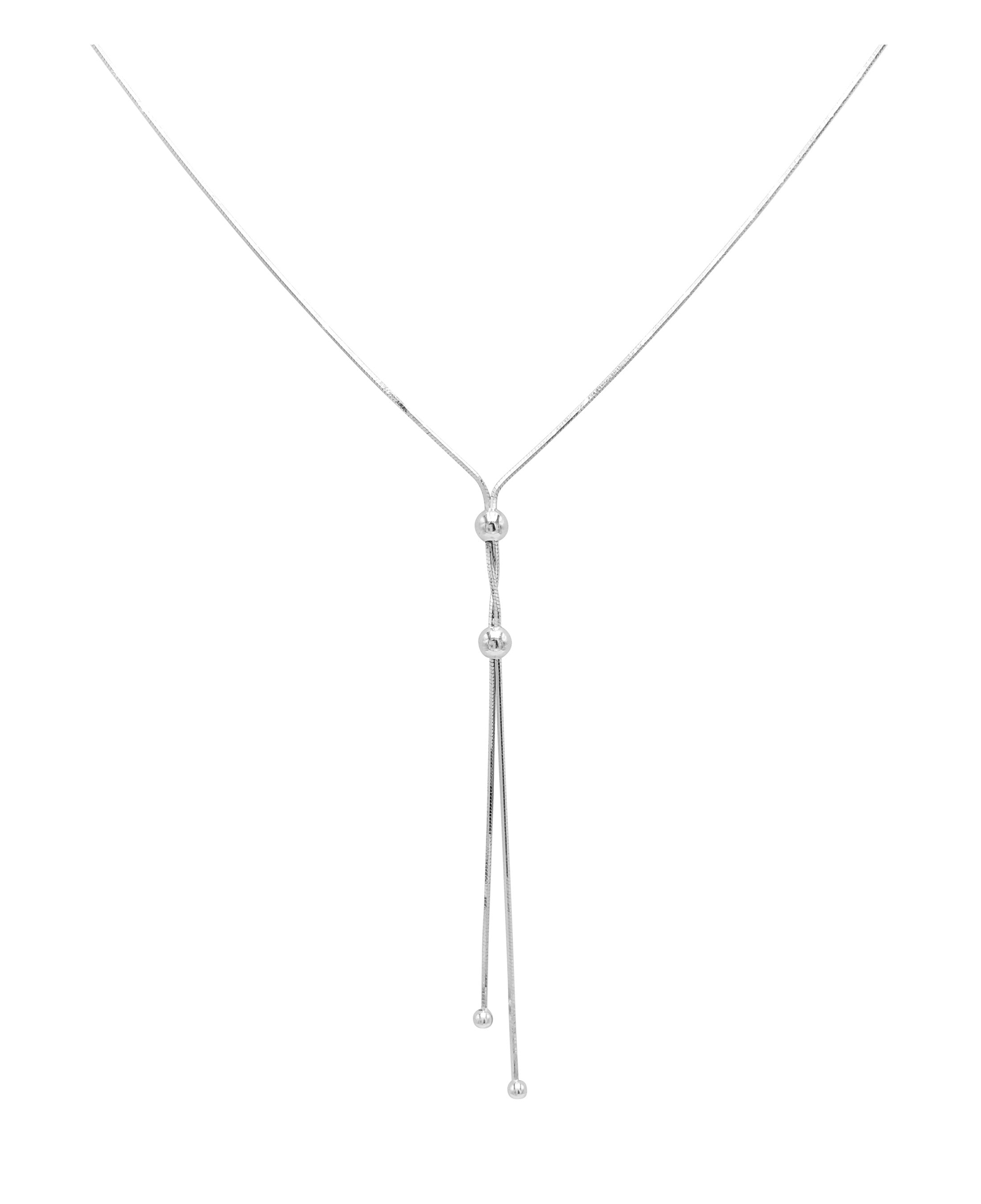 Collier pour femme en argent avec maille pendante