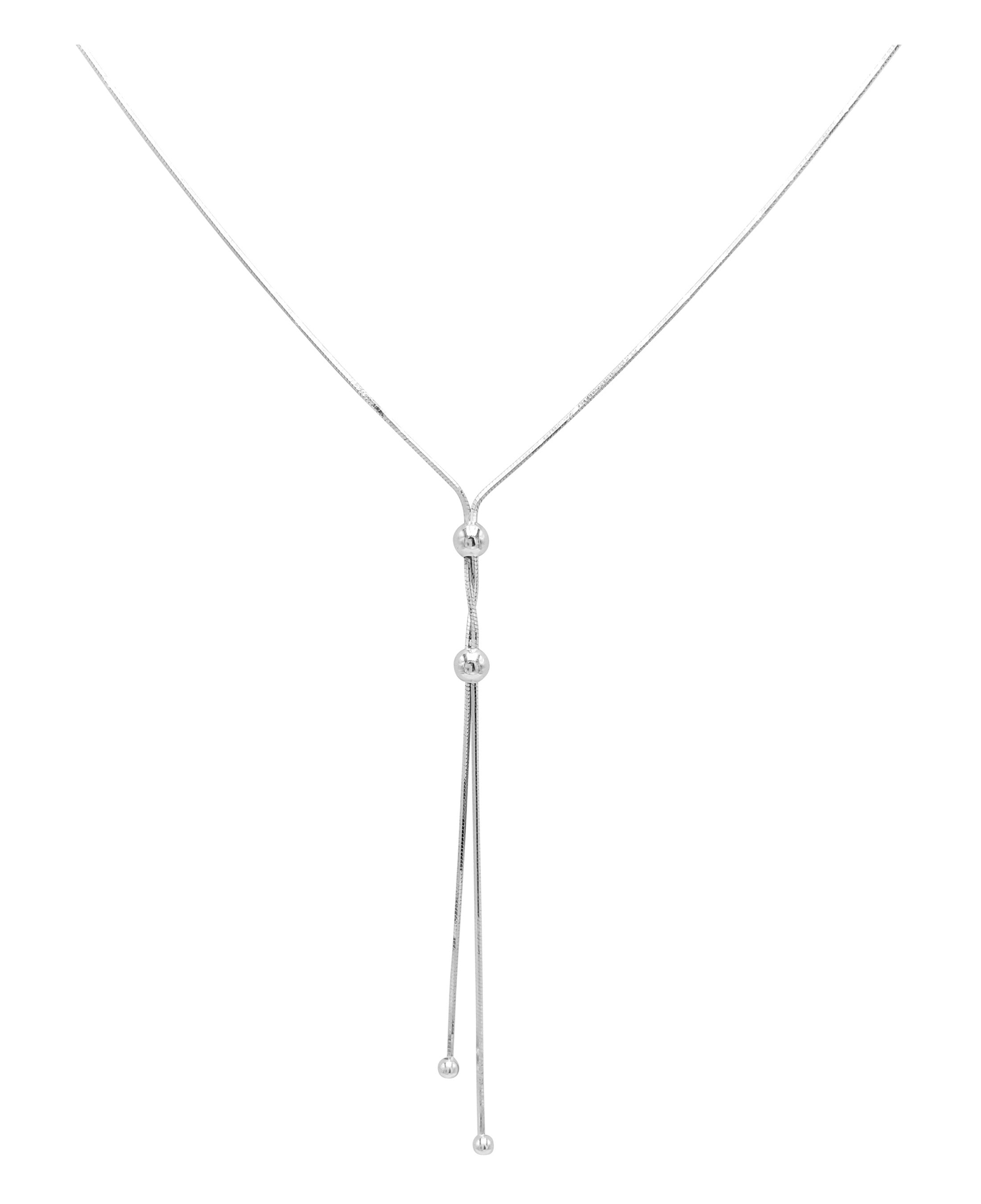 Collier pour femme en argent avec maille pendante