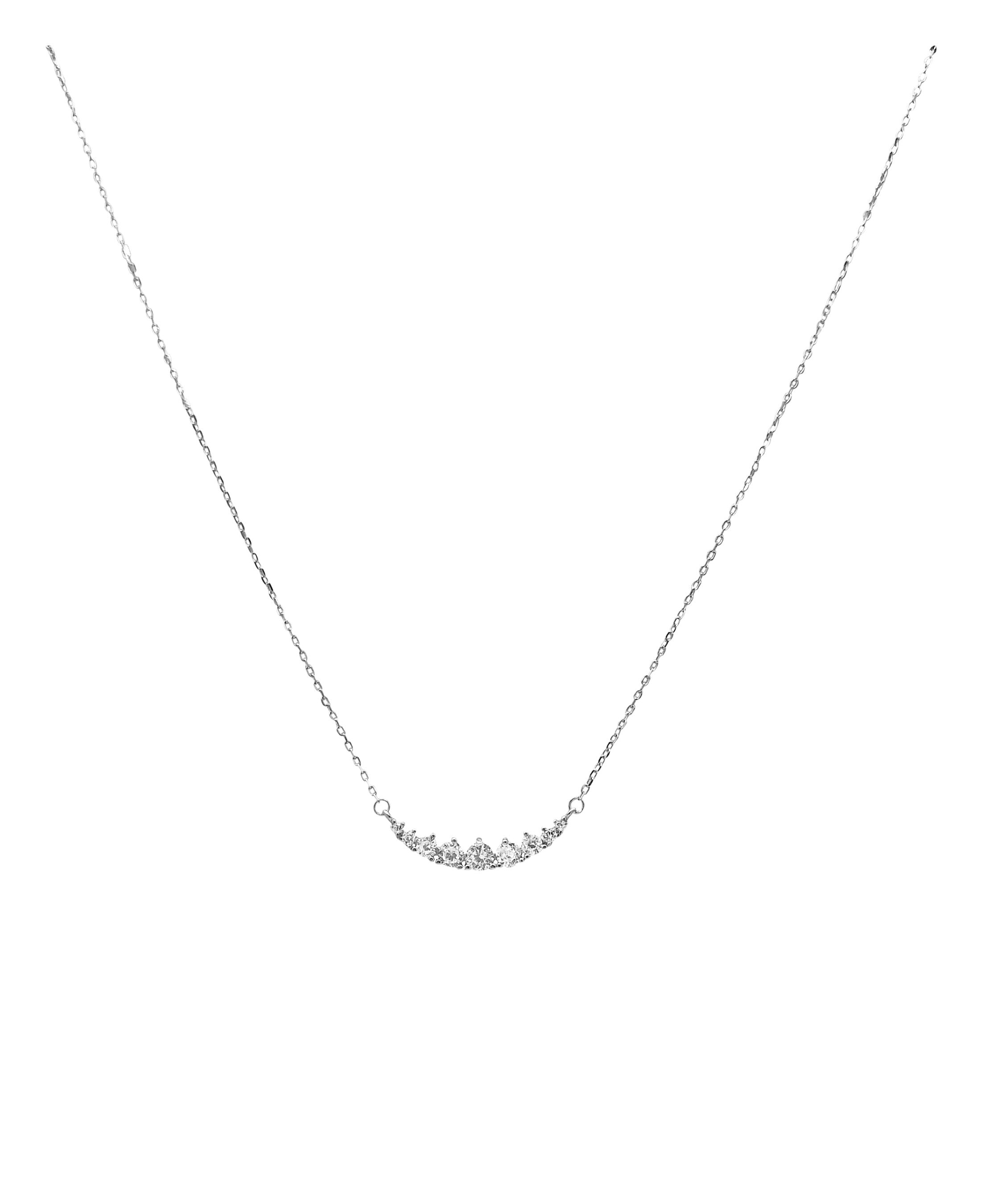 COLLIER EN ARGENT MOTIF AVEC PIERRES