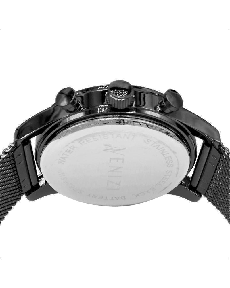Montre pour homme métal noir