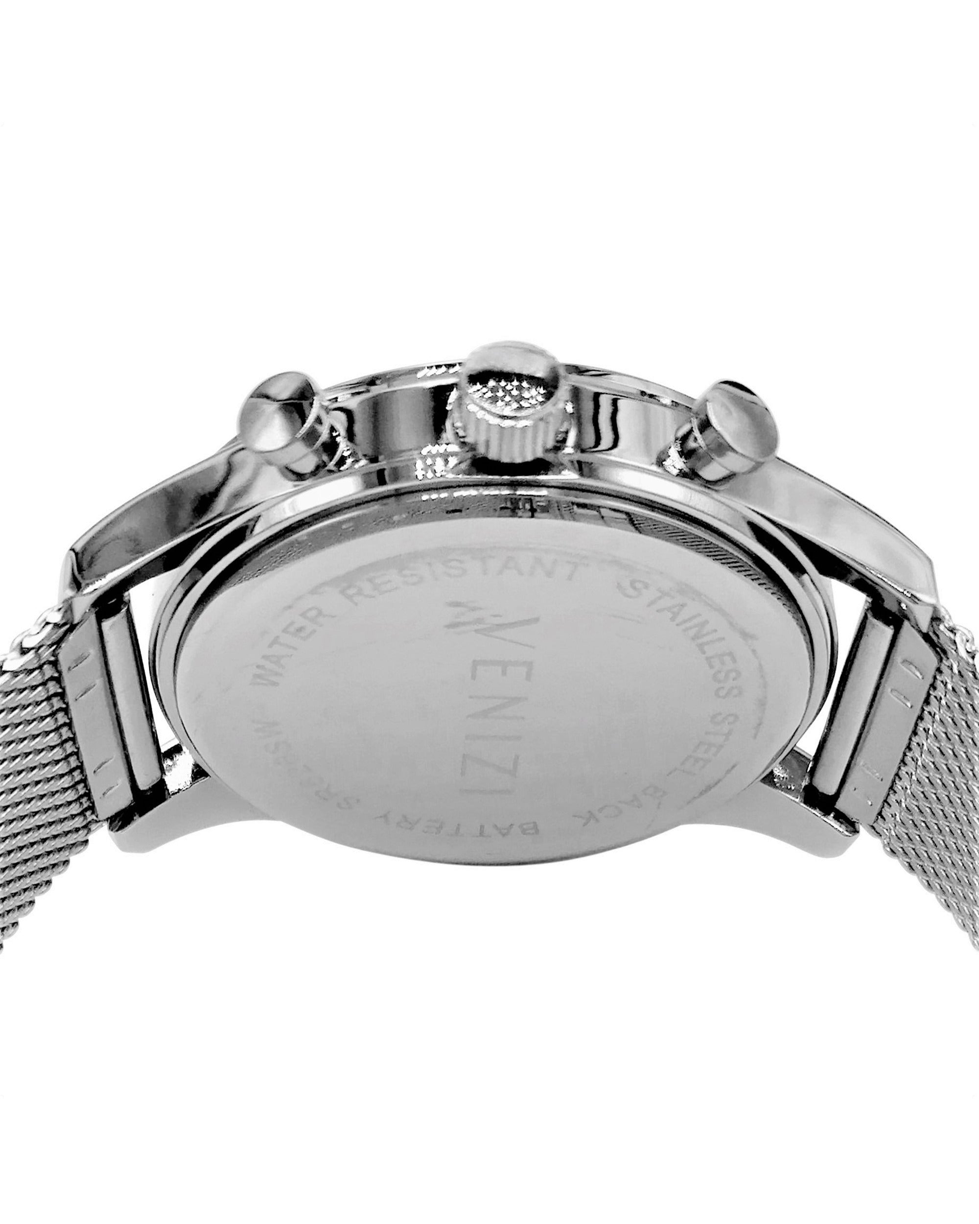 Montre Venizi argentée maille milanaise