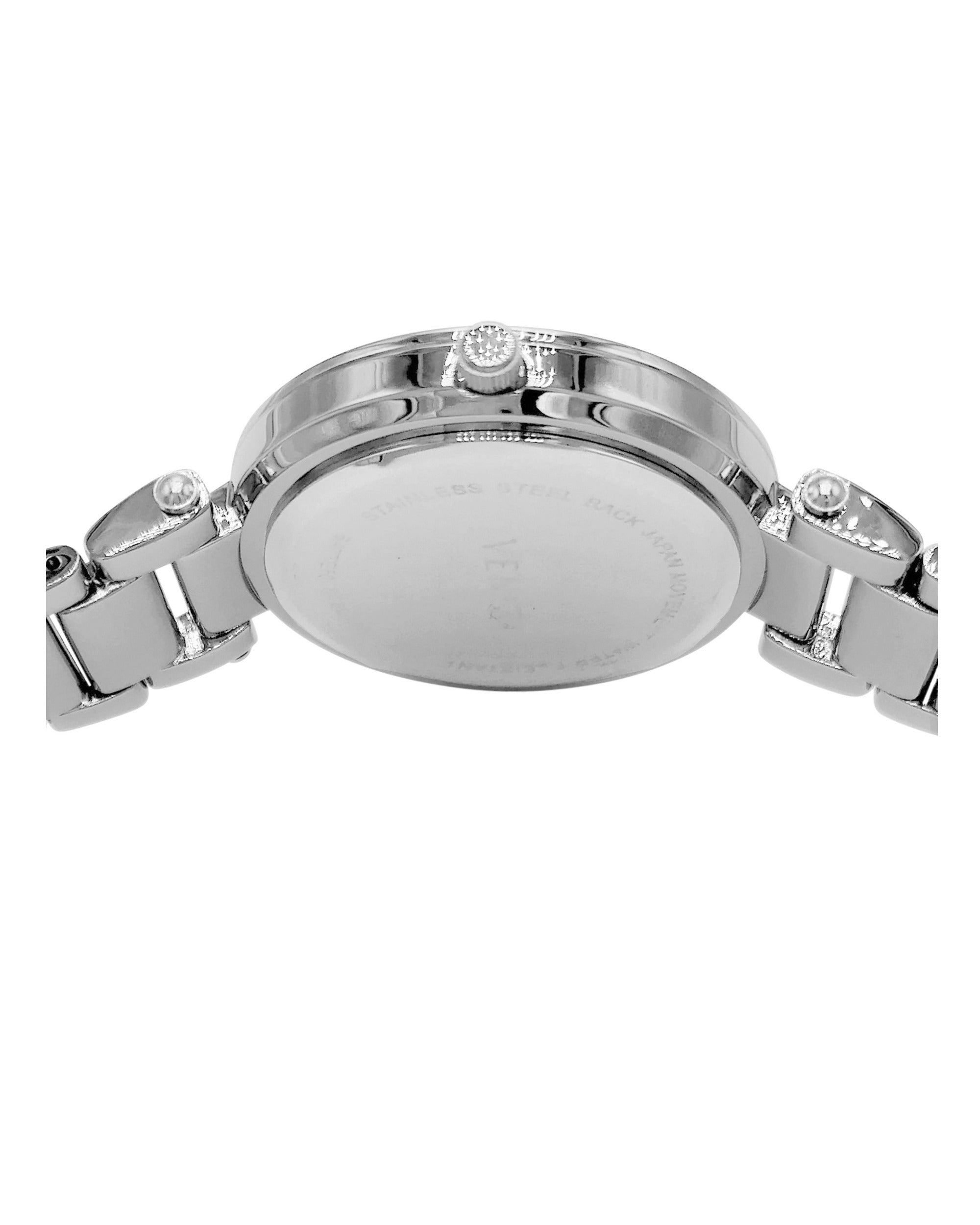 Montre femme VENIZI en métal argenté et strass