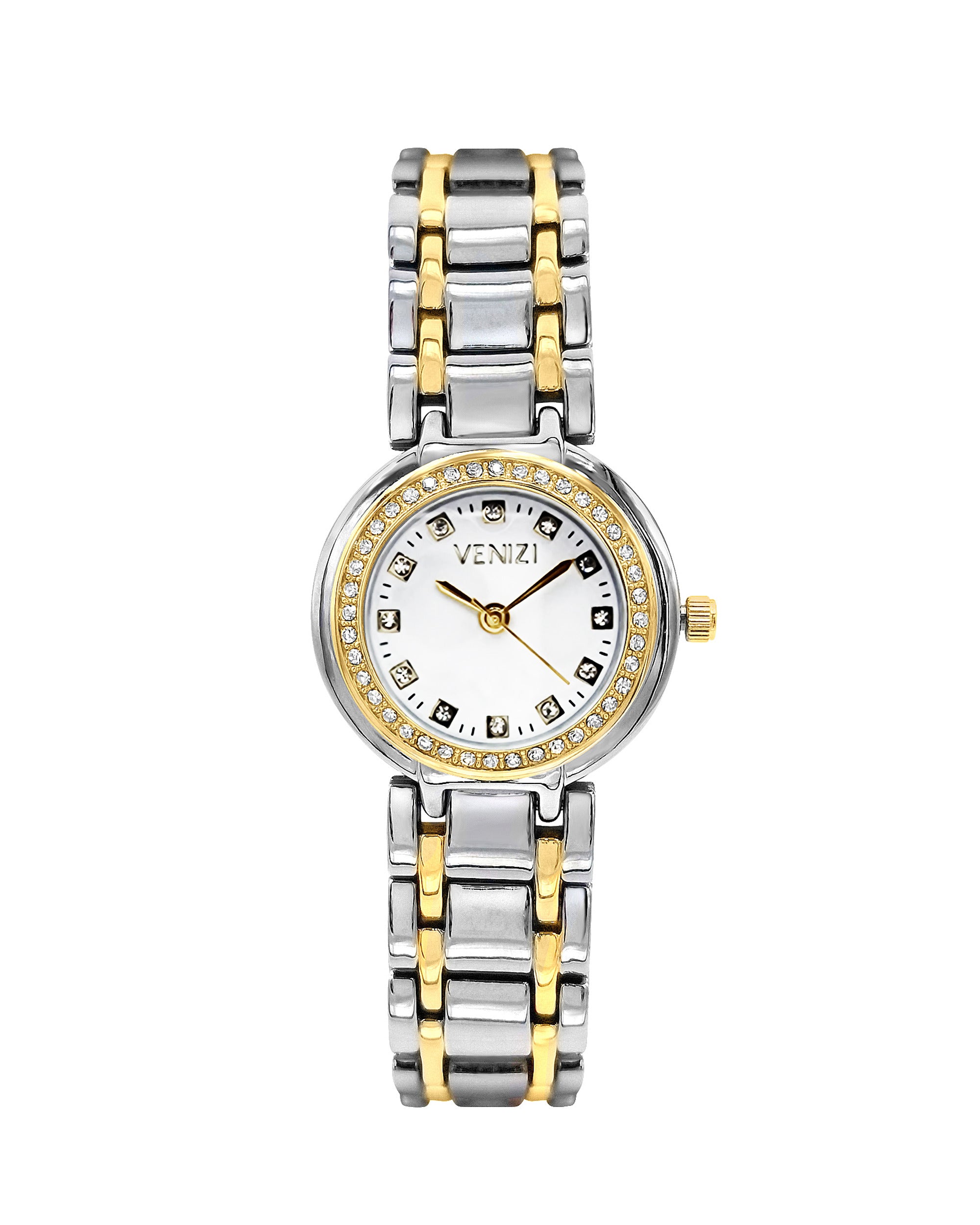 Montre Venizi bicolore avec strass